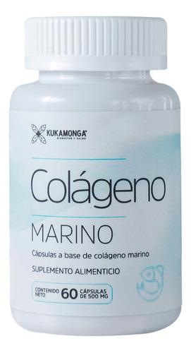 Mejora De Cabello Y Piel, Colágeno Marino - 60 Cáps