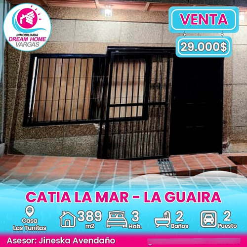  Casa En Venta Sector Las Tunitas, Catia La Mar  La Guaira
