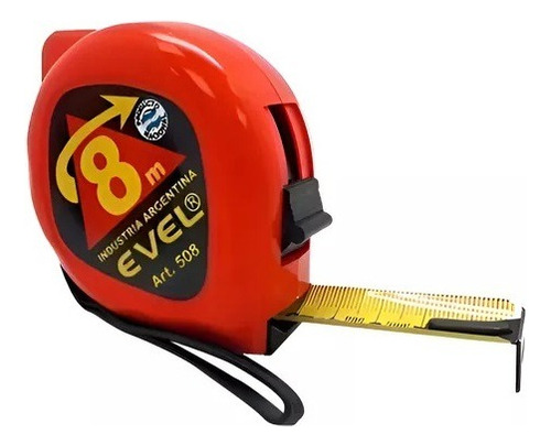 Cinta Metrica Retroblock Evel Nacional 8 Metros Modelo 508