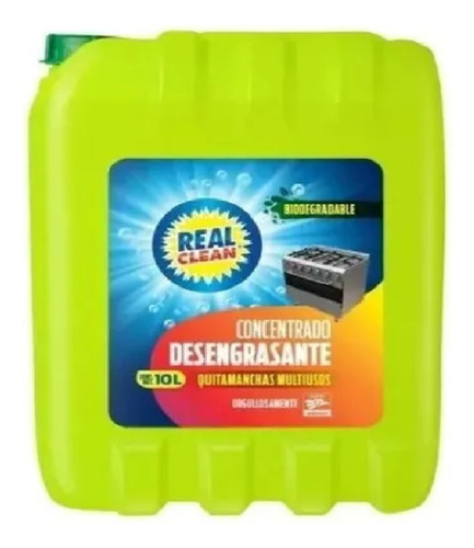 Real Clean Desengrasante Quita Manchas Concentrado 10 L Msi6