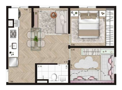 Imagem 11 de 18 de Apartamento 2 Dormitórios/a 300 Metros Do Metrô/terminal João - 022