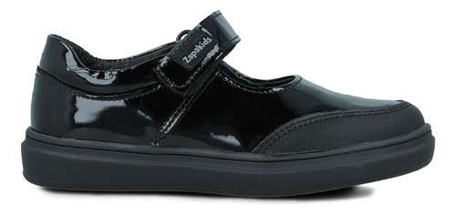 Zapatos Escolares Zapakids Flats Niña Casual Charol Negro