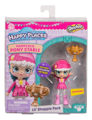 Shopkins Happy Places Lil Shoppie Pack Jessicake Pampered Po