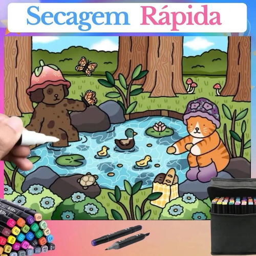 Set De Cuadernos De Bocetos De Tapa Dura De Dibujos Animados