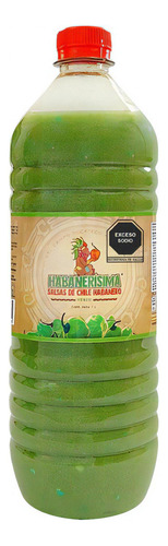 Salsa De Chile Habanero Habanerísima Verde De 1 Lt