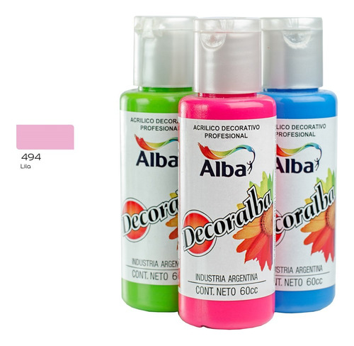 Acrilico Alba Decoralba  60ml Lila