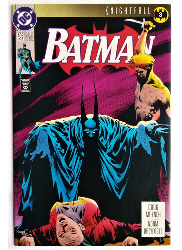 Batman 493 Dc Comics 1993 Knightfall Pt 3 Norm Breyfogle 