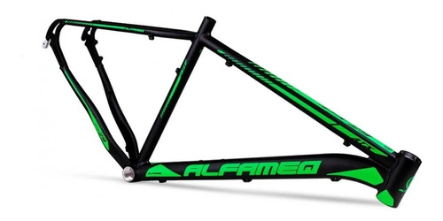 Quadro Bicicleta Bike Mtb Aluminio 29 Alfameq Atx Pt/vd T17