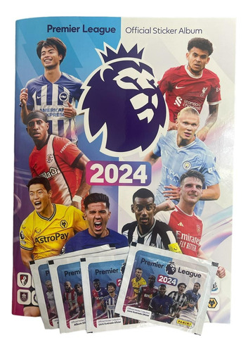 Álbum Tapa Blanda + 40 Sobres Premier League 2024