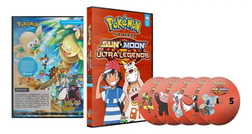 Dvd Pokémon 21ª Temporada Sol E Lua Ultra Aventuras Dublado