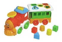 Comprar Juguete De Encastre Tren Con Vagon - Didactico Y Encastre 