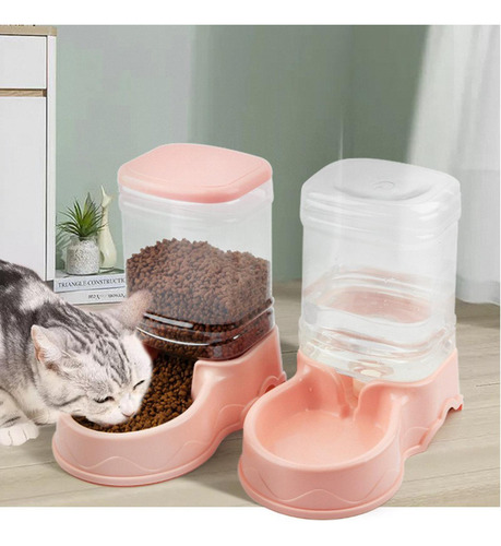 Dispensador Automático De Agua Para Mascotas Plato Para