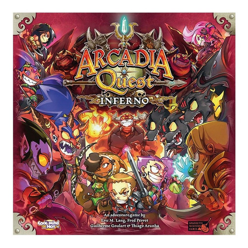 Arcadia Quest: Infierno - Juego De Mesa - Español !!!