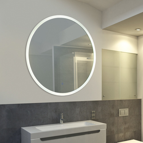 Espejo Circular C/luz Touch Led 0.80 Diametro Dimerizable
