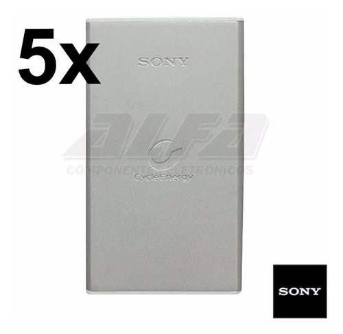 5x] Carregador Portátil 5000mah Bateria Externa Sony Cp-s5 | Frete grátis
