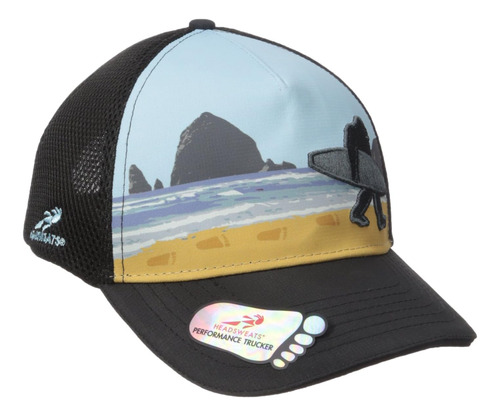 Headsweats Trucker Hat-soft Tech 5 Panel Sublimated Surf