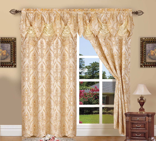 Panel De Cortina Jacquard Penelopie Elegant Comfort