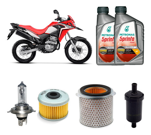 Kit Service Aceite Y Filtros Honda Xre 300 Sprinta F500 Semi