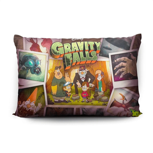 Imagen 1 de 5 de Funda De Almohada Gravity Fall 70x45cm Vudú Love