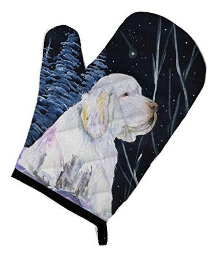 Caroline's Treasures Ss8346ovmt Clumber Spaniel Oven Mitt, L