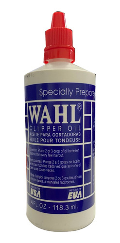 Lubricante Para Maquinas De Motilar Wahl Clipper Aceite 4 Oz