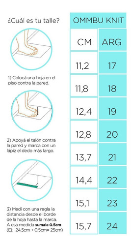 Imagen 7 de 9 de Zapatilla Humms Ommbu Knit Niños