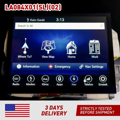 New La084x01-sl02  17-21 8.4  Uconnect 4c Uaq Lcd Touch- Ttw