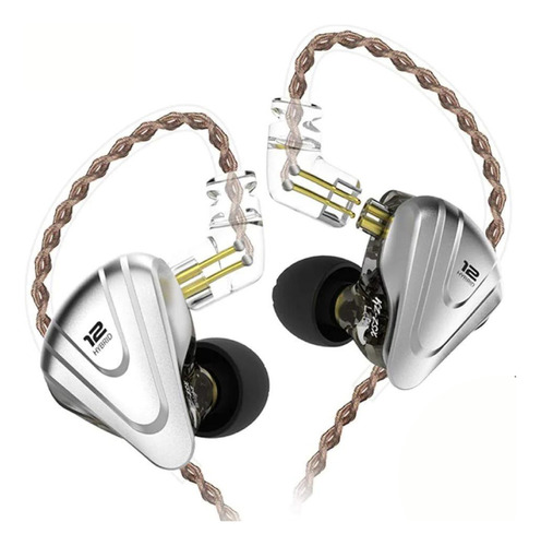 Auriculares In Ear Gamer KZ ZSX Black Sin microfono