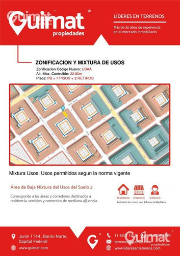 Imagen 3 de 11 de Terreno - Belgrano - Lideres En Terrenos - Guimat Propiedades