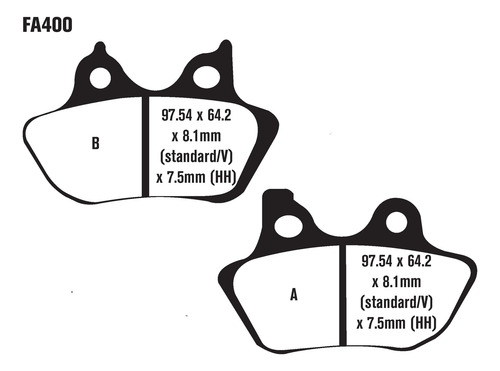 Balatas Del Harley Davidson Flstf/flstfi Fat Boy 2007