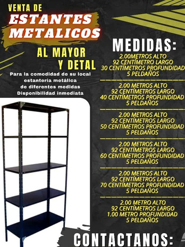 Estantería Metálica En Buen Estado 