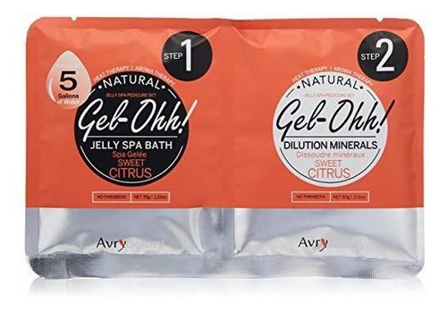 Spas De Pies - Avrybeauty Gel-ohh Jelly Spa - Sweet Citrus, 