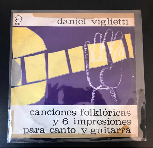 Vinilo Daniel Viglietti 6 Impresiones Para Canto Che Discos