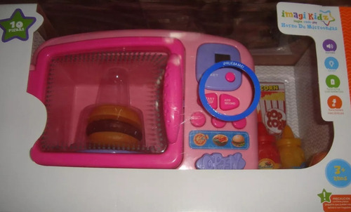 Microondas De Juguete Imagi Kidz Rosa