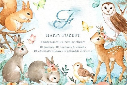 Clipart Imagenes Png Happy Forest