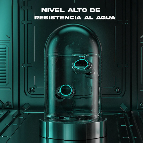 Audifonos Celular Gamer Led Powerbank Inalámbricos Bluetooth Color Plateado