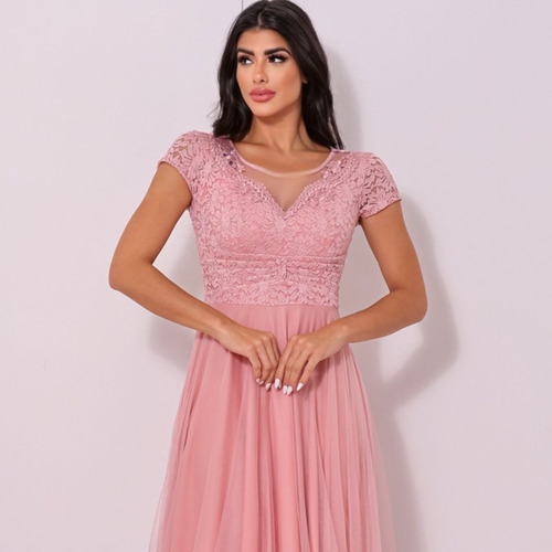 Vestido Festa Marsala Ombro A Ombro - Madrinha Luxo