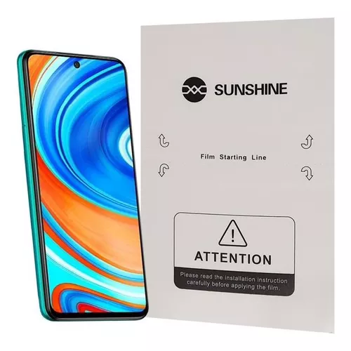 Protector de Pantalla Hidrogel Autorreparación para Xiaomi Redmi Note 9S/9  Pro