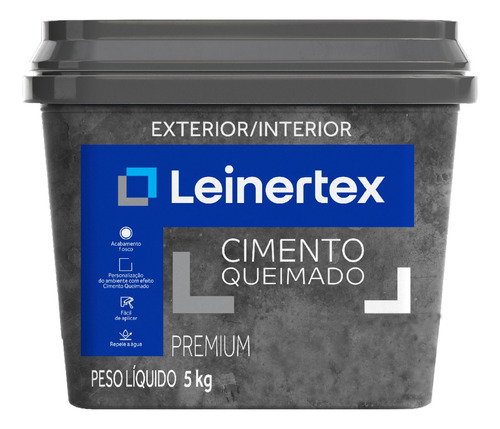 Cimento Queimado Túnel De Pedra 5kg - Leinertex