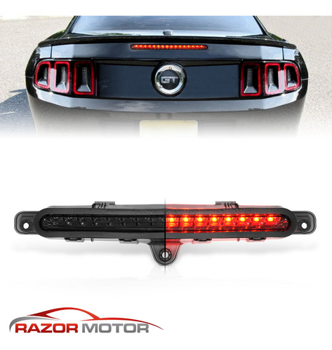 Tercera Luz Ahumado Led Ford Mustang St 2014 3.7l