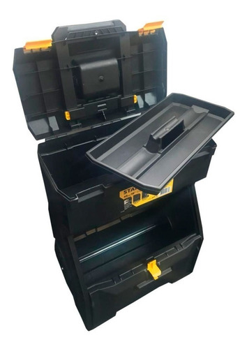 Caixa De Ferramentas 18 Monobloco C/ Roda Stst18800 Stanley