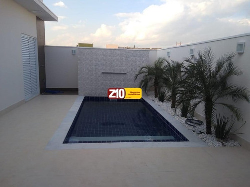 Imagem 1 de 17 de Z10 Imoveis Indaiatuba | Ca10021 - Casa Térrea Em Condomínio Fechado Com Excelente Acabamento ? Residencial Dona Maria Jose - Ca10021 - 70732298