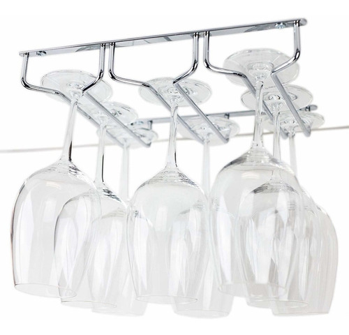 Huji Durable De Alta Calidad Bajo Gabinete Stemware Rack 