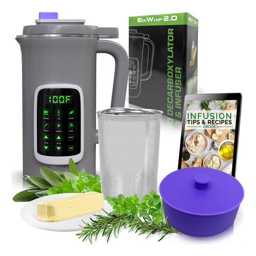 Descarboxilador E Infusor Ediwhip 2.0, 1.74 Kg, 0.83 L