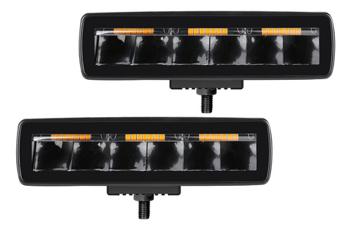 Barra De Luz Led Blanca/ambar Sixline 6 Gr Combo Series Spot