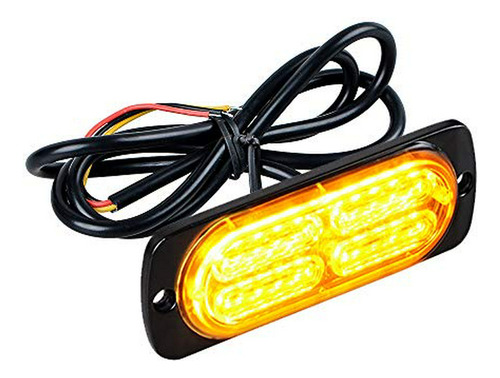 Luz Ámbar Flash Emergencia 20-led Coche Camión 12v-24v