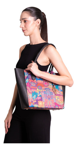 Bolsa Tote Pineda Covalin Kuuch Color Morado
