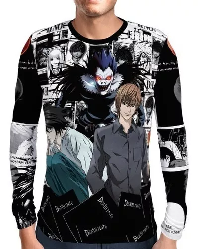 CAMISA RYUZAKI - DEATH NOTE - Comprar em Calango Geek