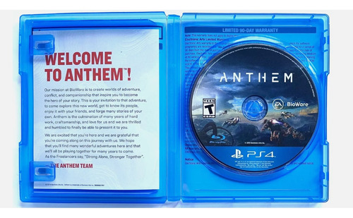 Anthem Bioware Para Ps4 Standard (Usado)