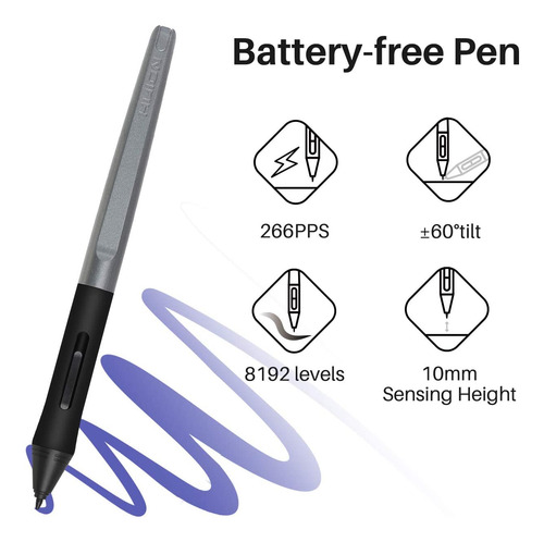 Tableta Dibujo Huion Inspiroy Con Lápiz Óptico